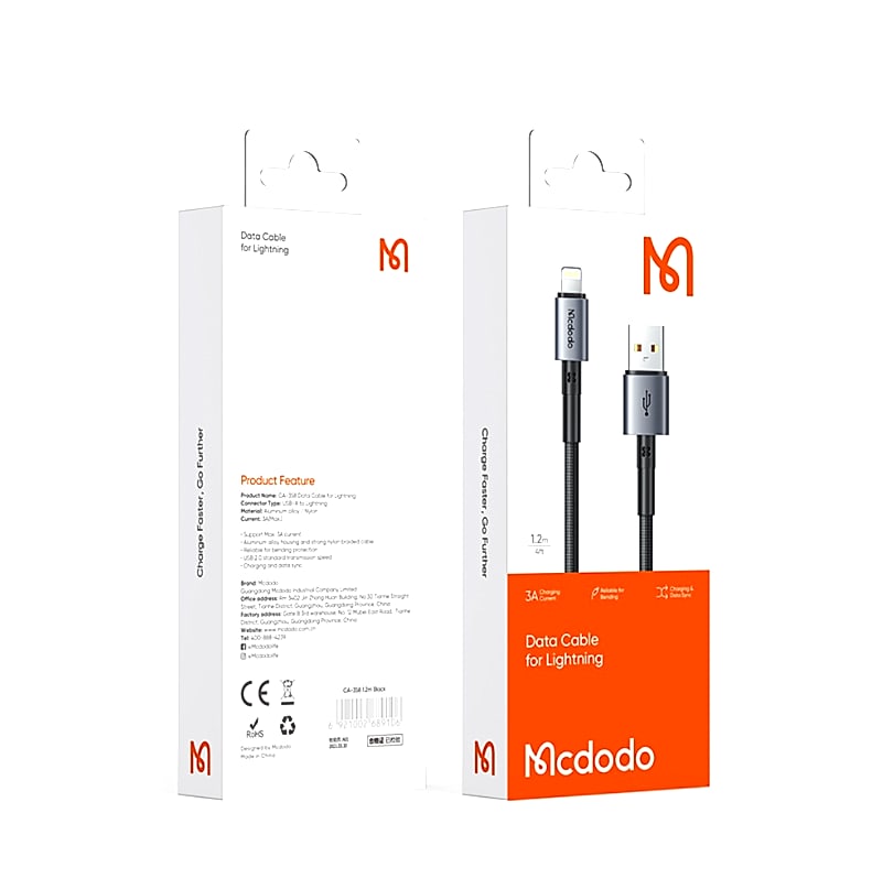CABLE LIGHTNING IPHONE 1.8M